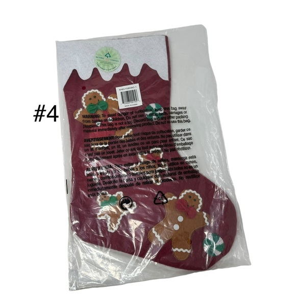 Assorted Christmas Stocking Decorations (See inside for variations) - Picture 4 of 15